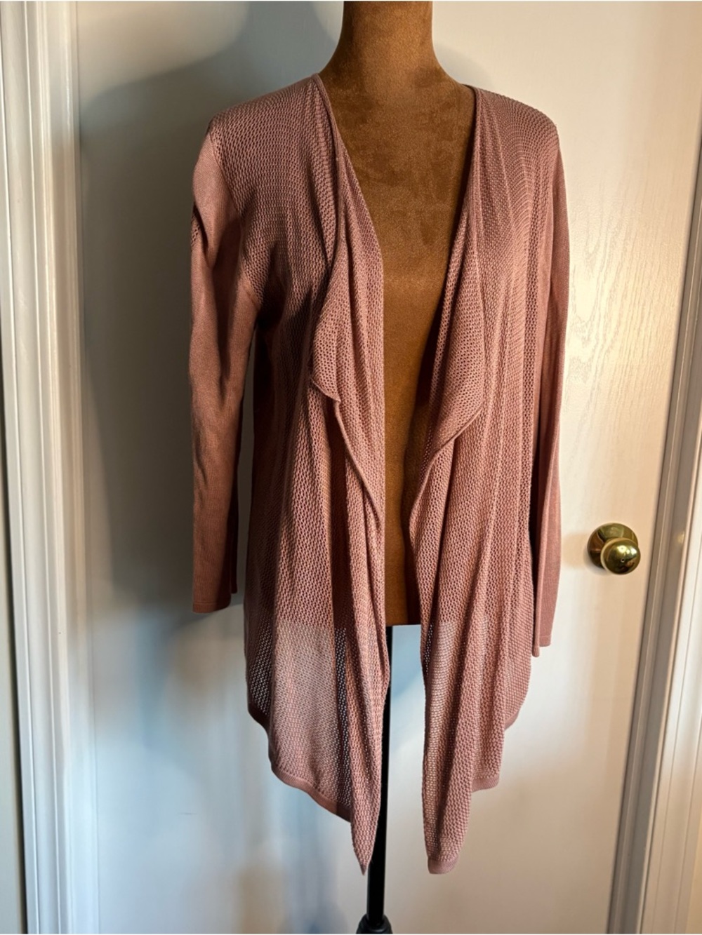 august silk Dusty Rose Open-Front Knit Cardigan